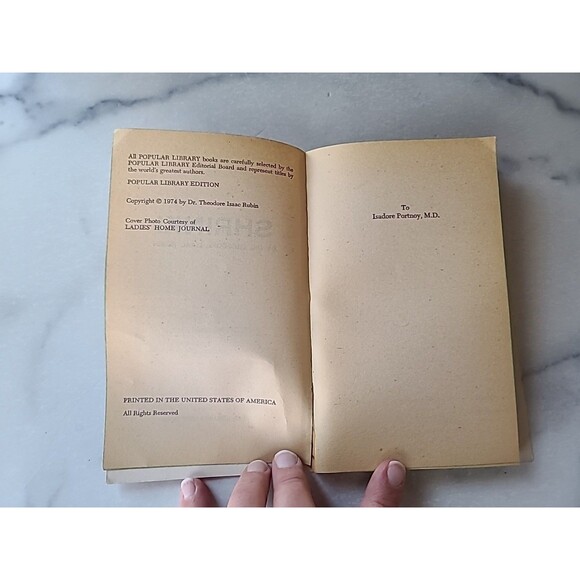 Shrink! By Theodore Isaac Rubin, M.D. Paperback - Picture 5 of 10